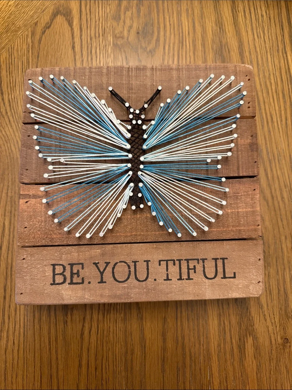 Be.You.Tiful Butterfly String Art Wall Decor